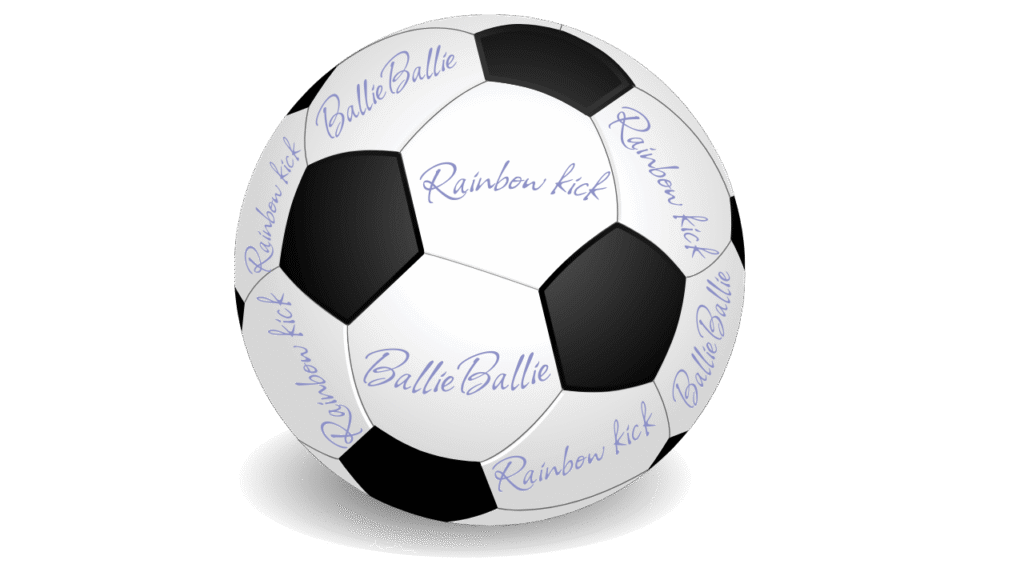 Rainbow kick voetbal BallieBallie
