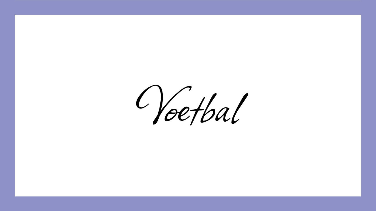 Voetbal
