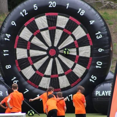 Gericht schieten voetbal BallieBallie